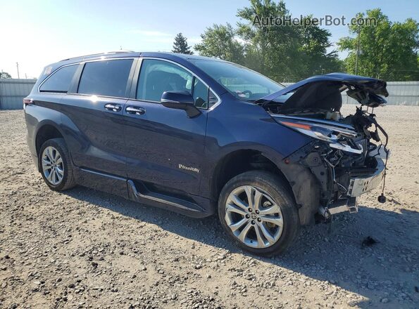 5TDERKEC0PS175415 2023 TOYOTA SIENNA Blue წინა მარჯვენა
