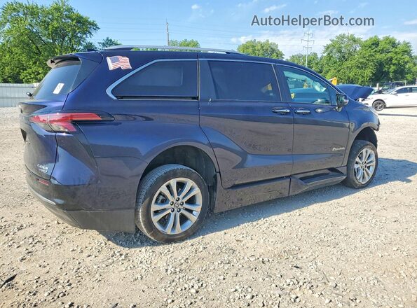 5TDERKEC0PS175415 2023 TOYOTA SIENNA Blue უკანა მარჯვენა