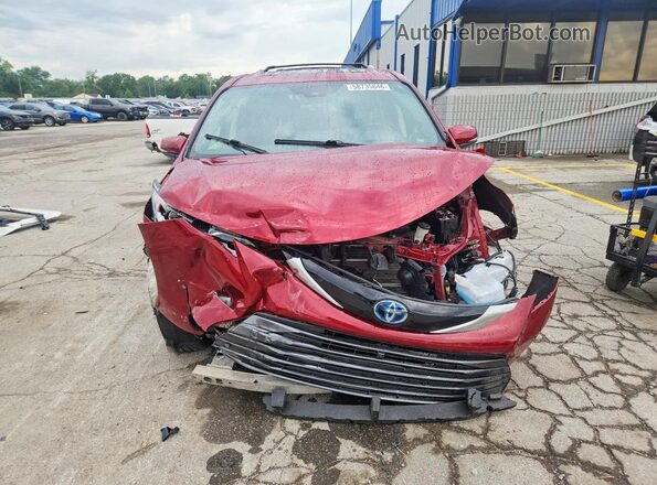 5TDERKEC1MS055280 2021 TOYOTA SIENNA Red Вид спереду