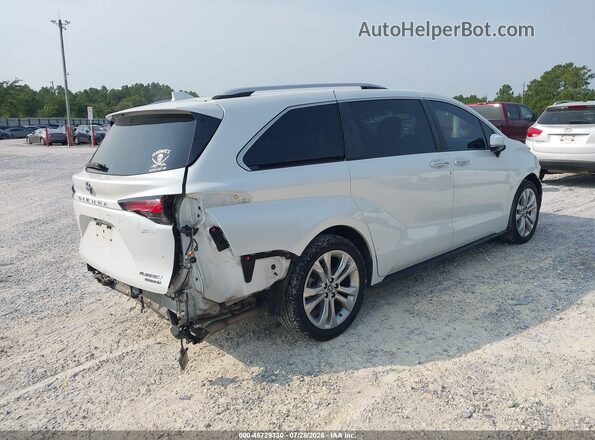 5TDERKEC4NS085598 2022 TOYOTA SIENNA Белый Задняя правая четверть