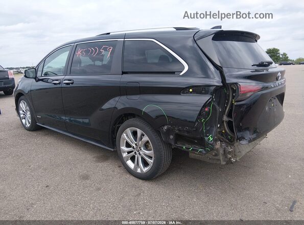 5TDERKEC5MS012254 2021 TOYOTA SIENNA Black უკანა მარცხენა