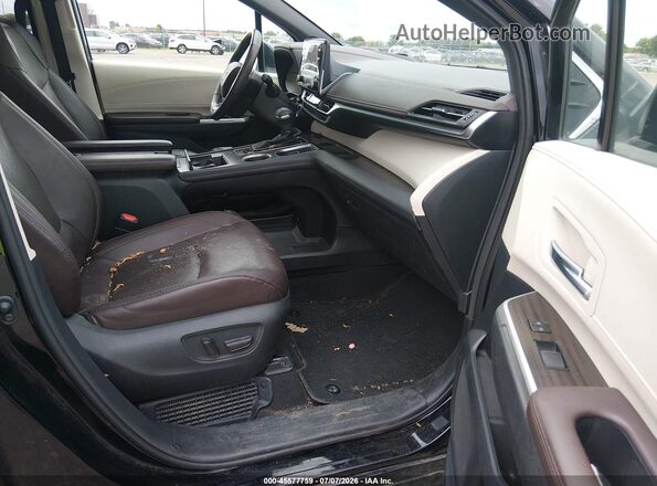 5TDERKEC5MS012254 2021 TOYOTA SIENNA Black წინა სალონის ხედი