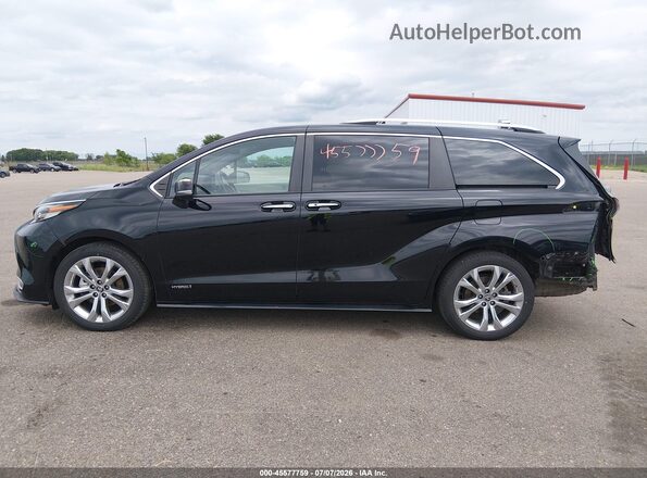 5TDERKEC5MS012254 2021 TOYOTA SIENNA Black სალონის 360-გრადუსიანი ხედი