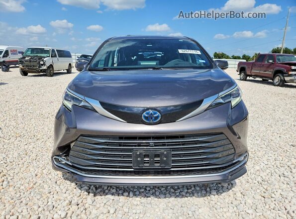 5TDERKEC7PS164928 2023 TOYOTA SIENNA Gray Widok z przodu