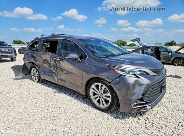 5TDERKEC7PS164928 2023 TOYOTA SIENNA Gray Przód prawy