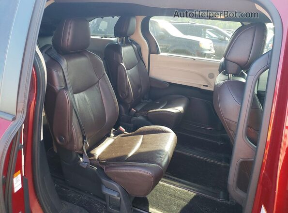 5TDESKFC0MS011872 2021 TOYOTA SIENNA Maroon Вид задньої частини салону