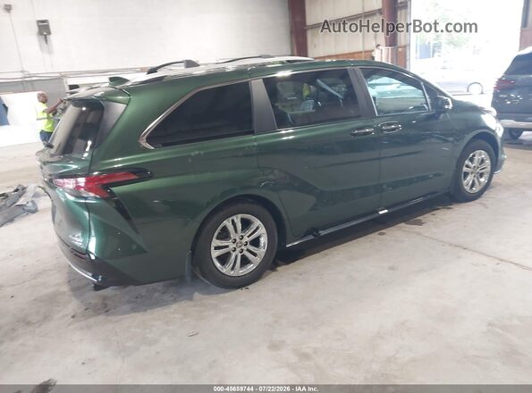 5TDESKFC0PS079576 2023 TOYOTA SIENNA Green Rear right