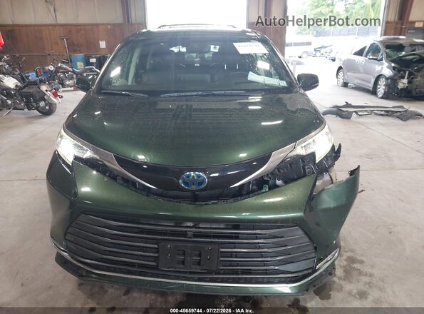 5TDESKFC0PS079576 2023 TOYOTA SIENNA Green Instrument cluster view