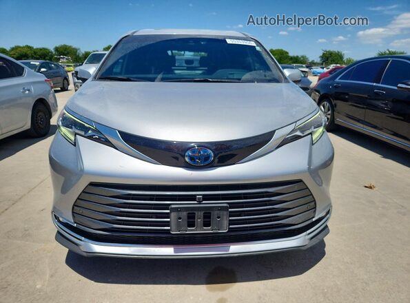 5TDESKFC0SS199631 2025 TOYOTA SIENNA Silver წინა ხედი