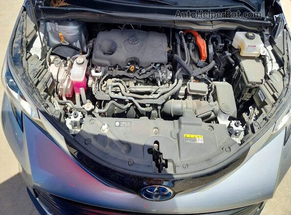 5TDESKFC0SS199631 2025 TOYOTA SIENNA Silver ძრავის განყოფილების ხედი