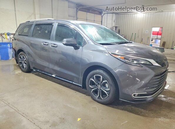 5TDESKFC0SS210689 2025 TOYOTA SIENNA Gray Front right