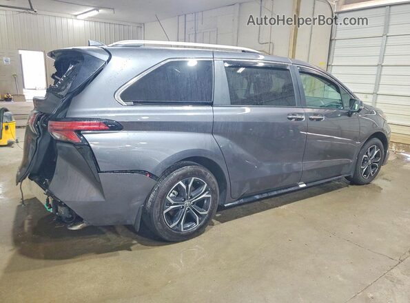 5TDESKFC0SS210689 2025 TOYOTA SIENNA Gray Rear right