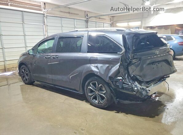 5TDESKFC0SS210689 2025 TOYOTA SIENNA Gray Rear left