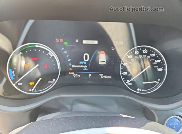 5TDESKFC4NS060915 2022 TOYOTA SIENNA White Widok zestawu wskaźników