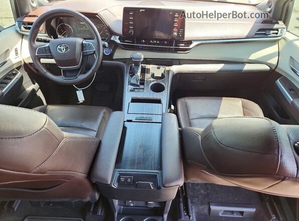 5TDESKFC4NS060915 2022 TOYOTA SIENNA White Widok deski rozdzielczej