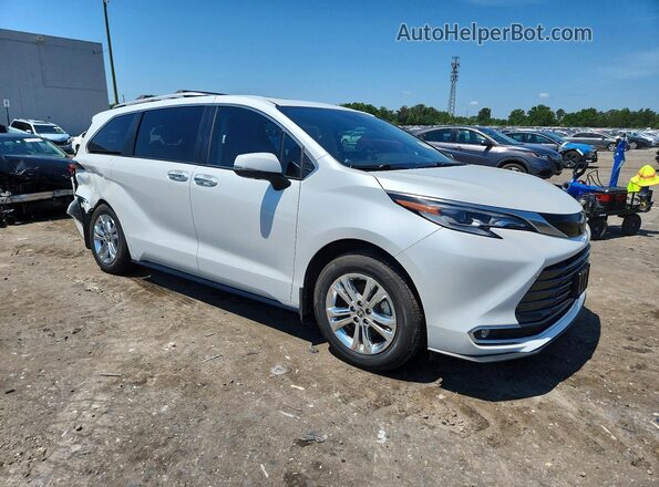 5TDESKFC4NS060915 2022 TOYOTA SIENNA White Przód prawy