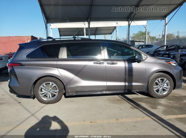 5TDESKFC4PS081525 2023 TOYOTA SIENNA Серый Вид задней части салона