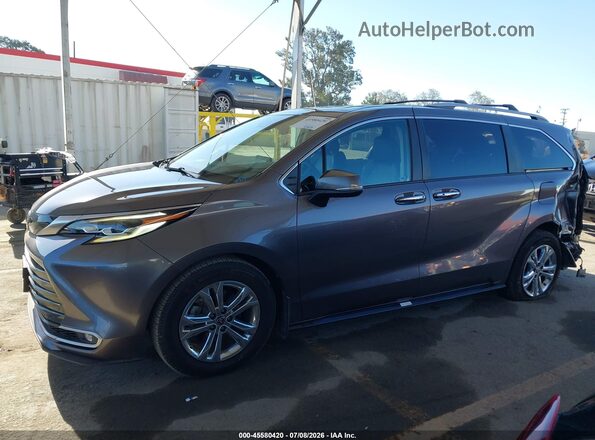 5TDESKFC4PS081525 2023 TOYOTA SIENNA Серый Панорамный вид салона 360°