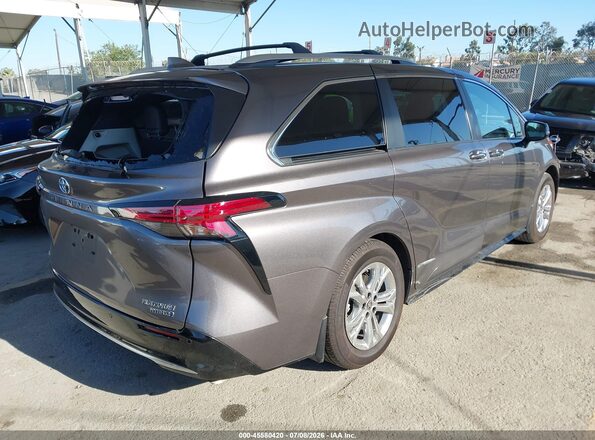 5TDESKFC4PS081525 2023 TOYOTA SIENNA Серый Задняя правая четверть
