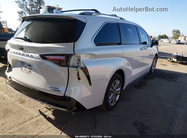 5TDESKFC4PS084327 2023 TOYOTA SIENNA White Задня права чверть