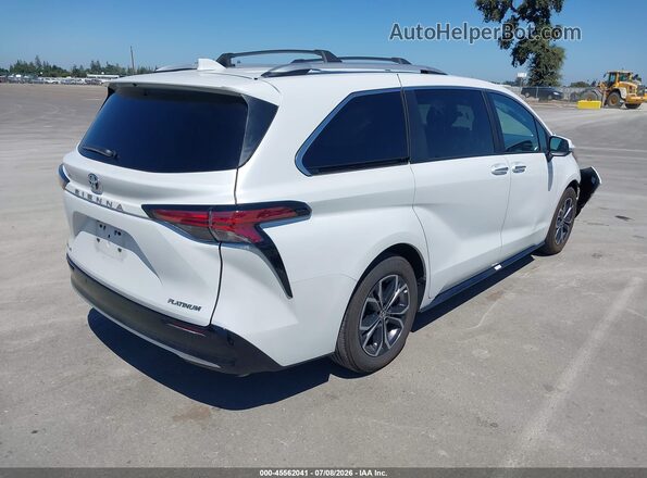 5TDESKFC4TS237086 2026 TOYOTA SIENNA White Հետևի աջ
