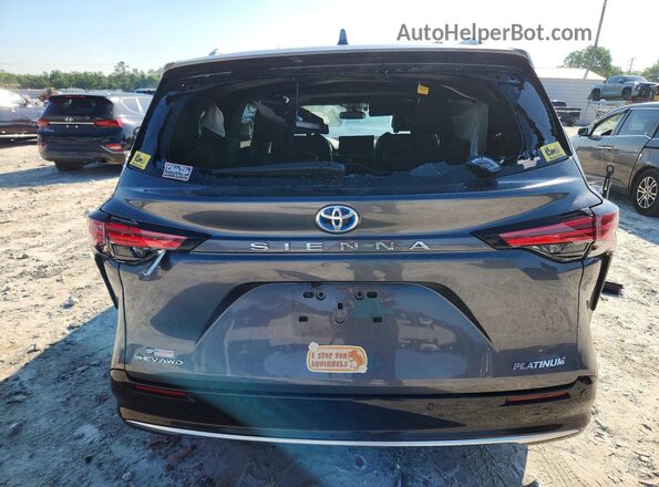 5TDESKFC8SS157708 2025 TOYOTA SIENNA Gray Հետևի տեսք