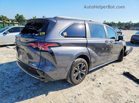 5TDESKFC8SS157708 2025 TOYOTA SIENNA Gray Հետևի աջ