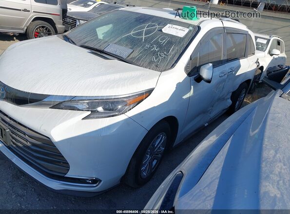5TDESKFC9RS148820 2024 TOYOTA SIENNA White წინა მარცხენა ხედი სამი მეოთხედიდან
