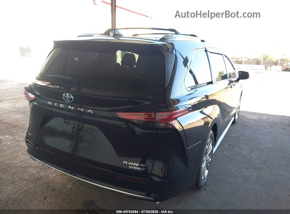 5TDESKFCXNS062233 2022 TOYOTA SIENNA Черный Задняя правая четверть