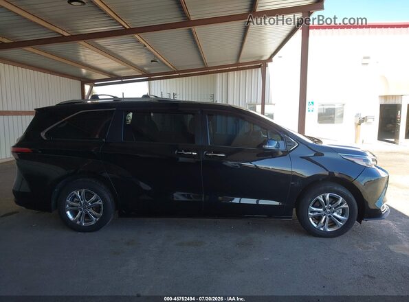 5TDESKFCXNS062233 2022 TOYOTA SIENNA Черный Вид задней части салона