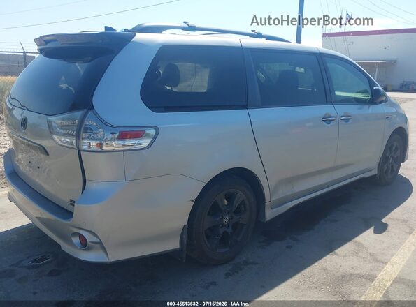 5TDEZ3DC5LS239367 2020 TOYOTA SIENNA Серебряный Задняя правая четверть