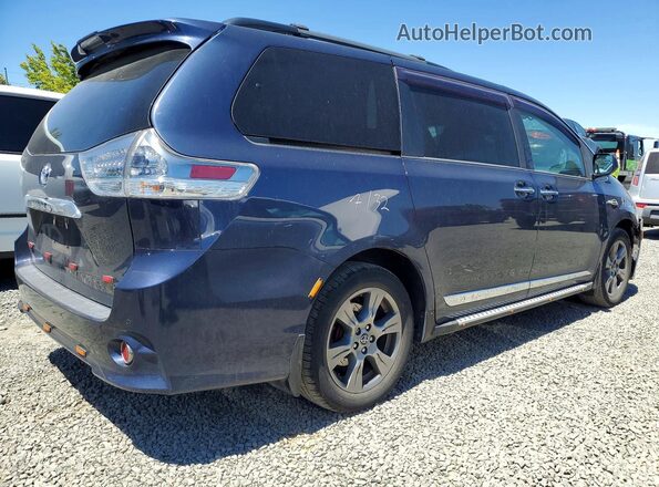 5TDEZ3DC8KS211383 2019 TOYOTA SIENNA Синий Задняя правая четверть