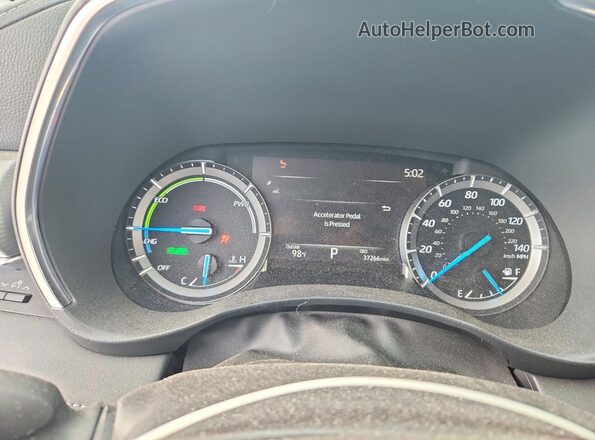 5TDFARAH5MS012423 2021 TOYOTA HIGHLANDER Silver ხელსაწყოთა პანელის ხედი