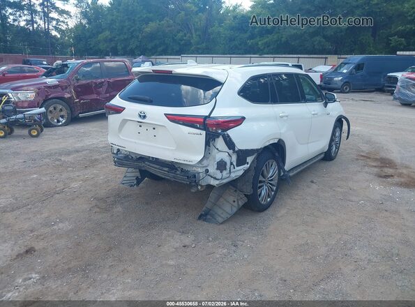 5TDFARAHXMS010098 2021 TOYOTA HIGHLANDER Cream Задня права чверть