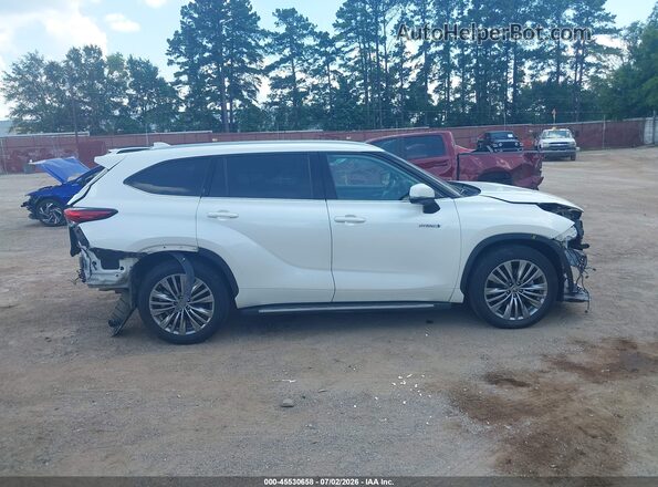 5TDFARAHXMS010098 2021 TOYOTA HIGHLANDER Cream Панорамний вид салону 360°