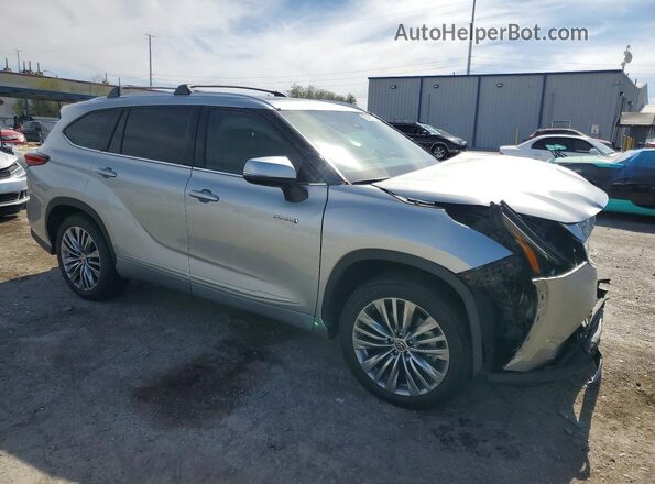 5TDFARAHXMS011512 2021 TOYOTA HIGHLANDER Silver Delantero derecho
