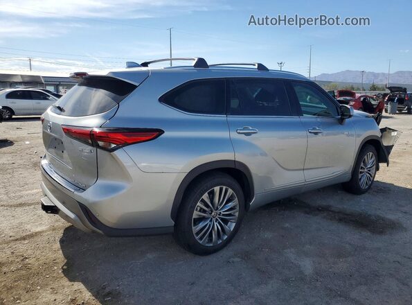 5TDFARAHXMS011512 2021 TOYOTA HIGHLANDER Silver Trasero derecho
