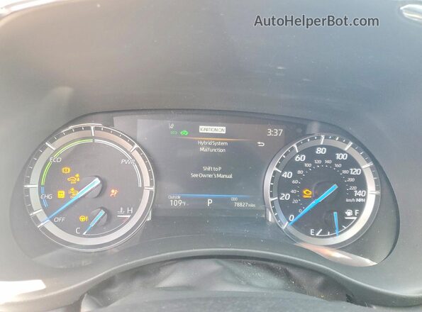 5TDFARAHXMS011512 2021 TOYOTA HIGHLANDER Silver Vista del cuadro de instrumentos