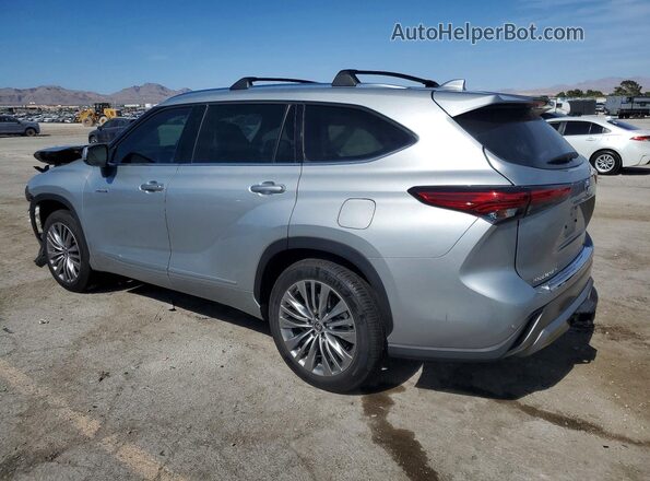 5TDFARAHXMS011512 2021 TOYOTA HIGHLANDER Silver Trasero izquierdo