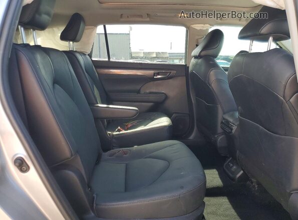 5TDFARAHXMS011512 2021 TOYOTA HIGHLANDER Silver Vista interior trasera
