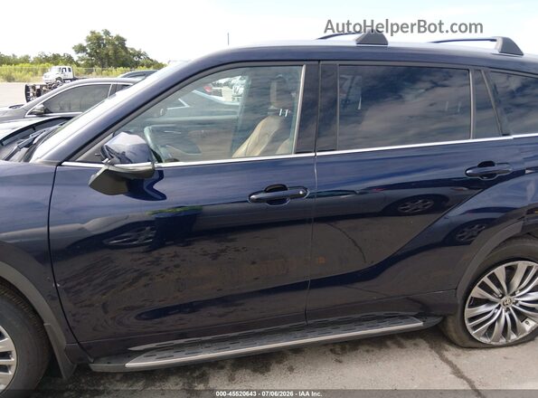 5TDFZRAH0MS072148 2021 TOYOTA HIGHLANDER Dark Blue Панорамный вид салона 360°