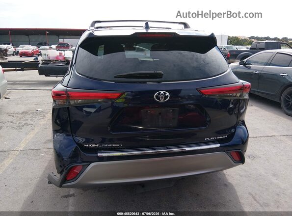 5TDFZRAH0MS072148 2021 TOYOTA HIGHLANDER Dark Blue 