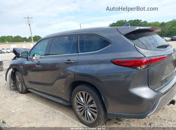 5TDFZRAH4MS067275 2021 TOYOTA HIGHLANDER Gray სალონის 360-გრადუსიანი ხედი