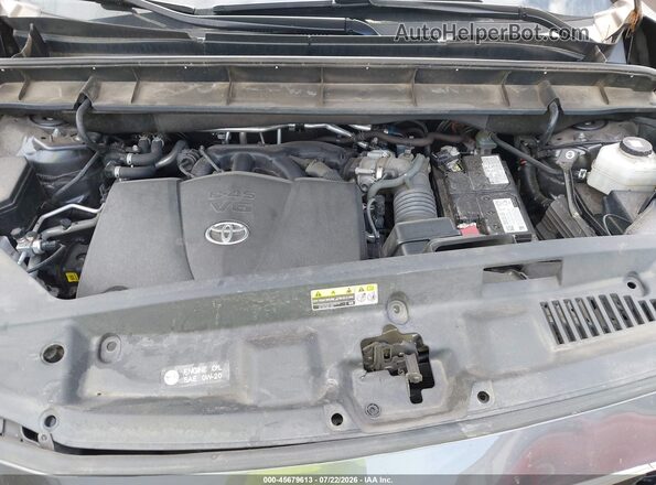 5TDFZRAH4MS067275 2021 TOYOTA HIGHLANDER Gray უკანა ხედი