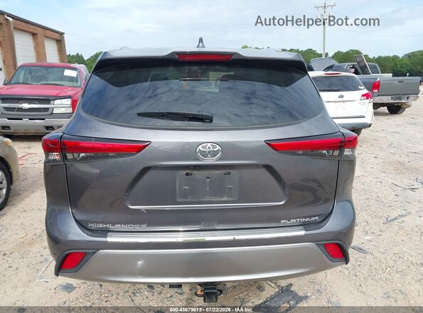 5TDFZRAH4MS067275 2021 TOYOTA HIGHLANDER Gray 