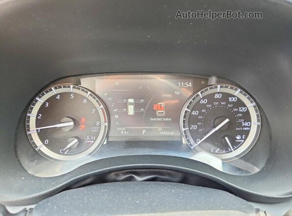 5TDFZRAH4NS137259 2022 TOYOTA HIGHLANDER Blue Widok zestawu wskaźników