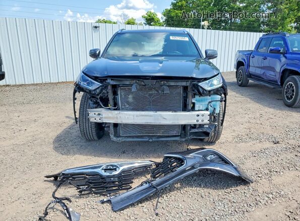 5TDFZRAH7NS122528 2022 TOYOTA HIGHLANDER Gray წინა ხედი