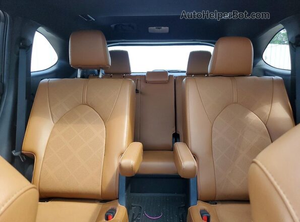 5TDFZRAH7NS122528 2022 TOYOTA HIGHLANDER Gray უკანა სავარძლების ხედი