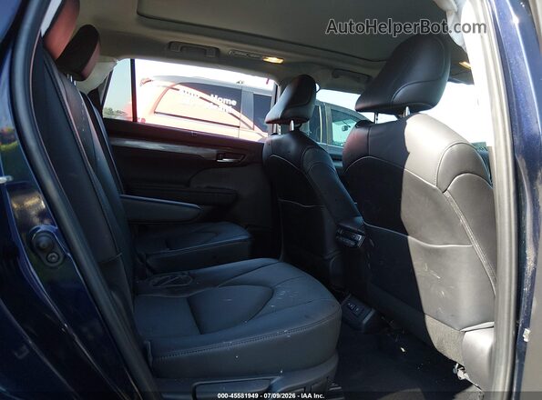 5TDFZRAH7NS142424 2022 TOYOTA HIGHLANDER Синий Вид наклейки с VIN-кодом