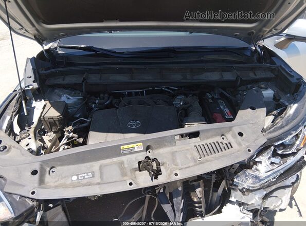 5TDFZRAH8LS010270 2020 TOYOTA HIGHLANDER Silver Vista trasera